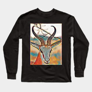 Abstract Springbok Art Long Sleeve T-Shirt